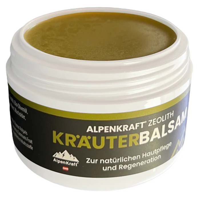 Zeolite Herbal Balm Package Tin and Stick