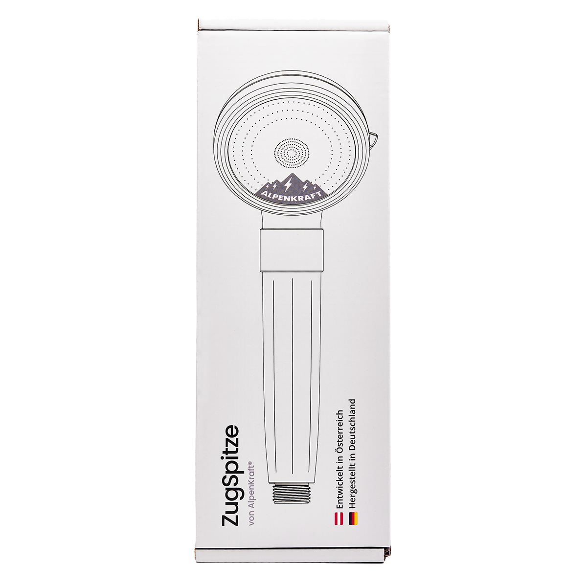 3x AlpenKraft® "ZugSpitze" shower head
