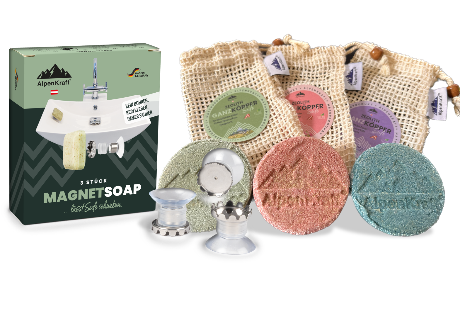 MagnetSoap en zeep-pakket