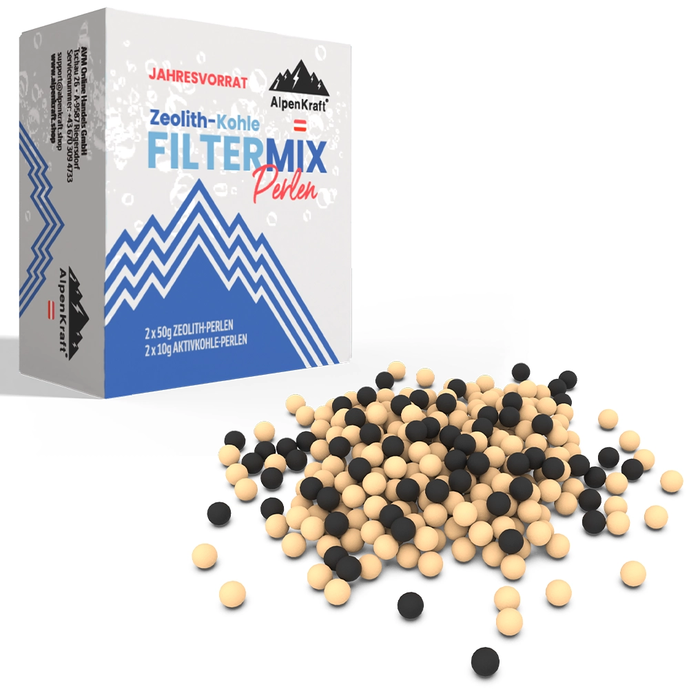 AlpenKraft® "Zeolith-Aktivkohle" Filterperlen