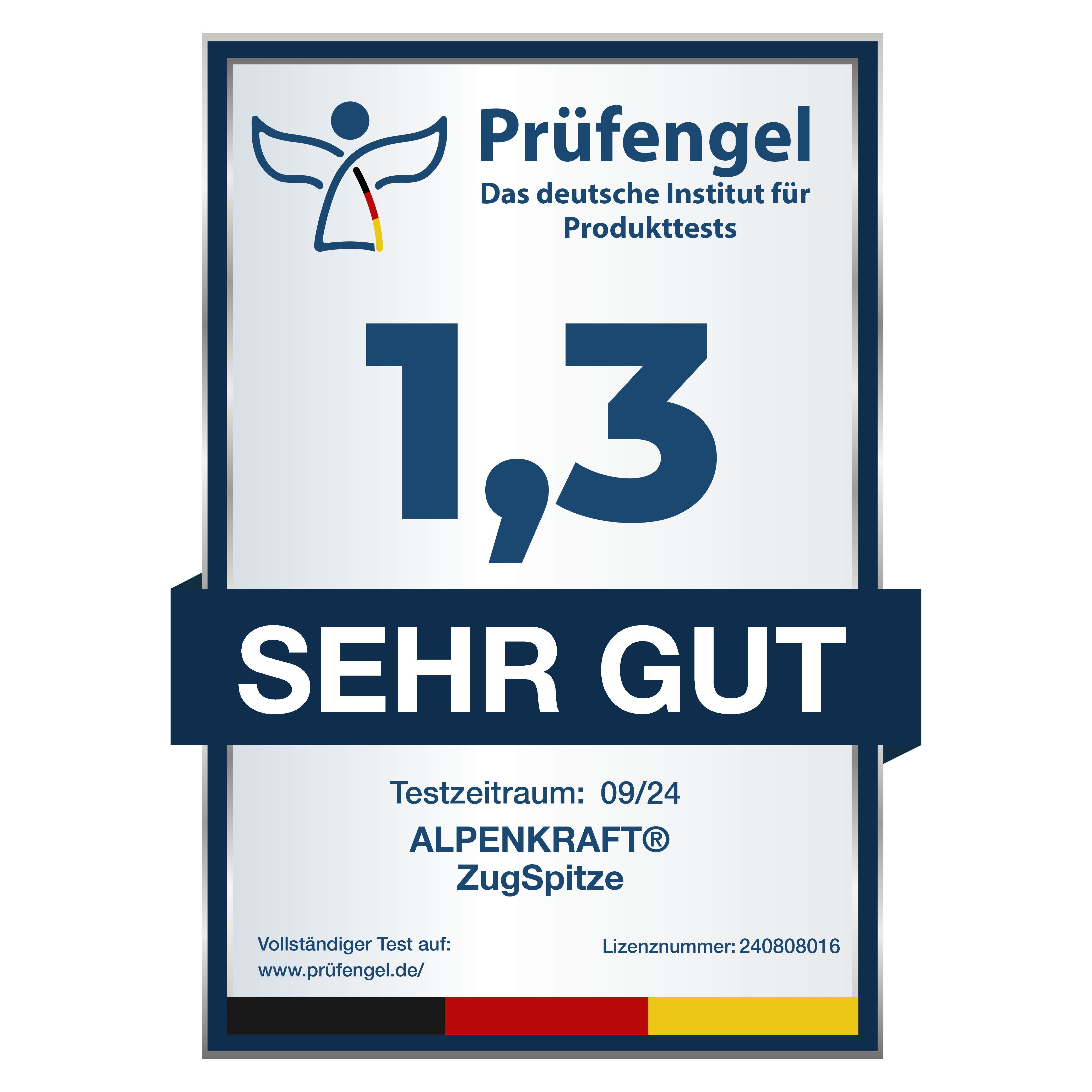 AlpenKraft® "ZugSpitze" douchekop