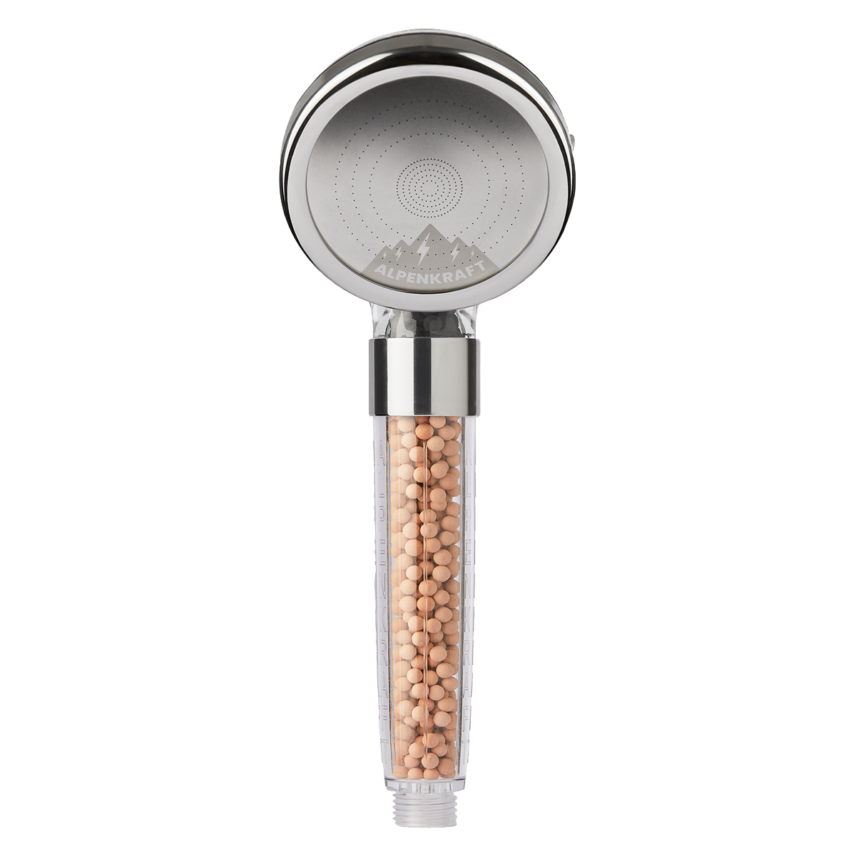AlpenKraft® "ZugSpitze" shower head (constellation spray disc)